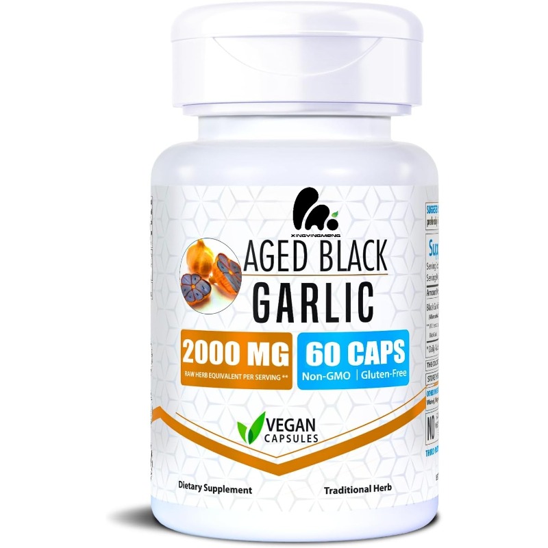 Licorice Root Extract - Fermented aged black garlic supplement 2000mg