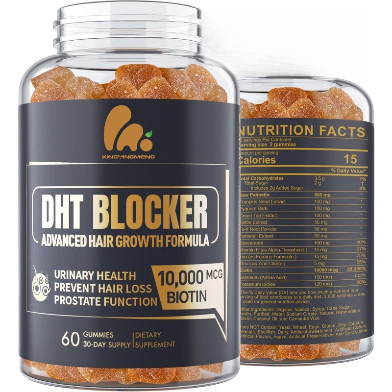 Licorice Root Extract - DHT hair growth blocking supplement gummies,