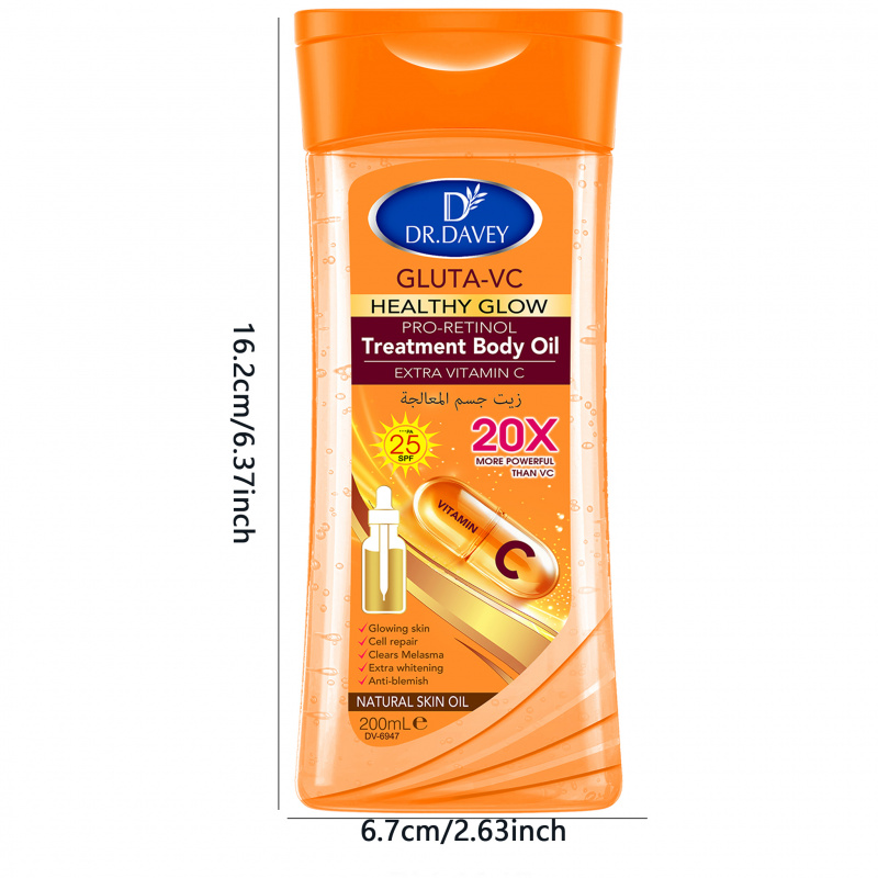 200ml DR.DAVEY GLUTA-VC BODY O - Licorice Root Extract 评论和价格