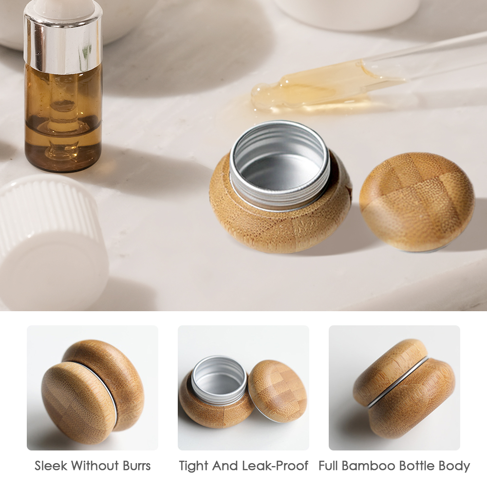 Natural Wooden Cosmetic Contai - Skincare Omg 评论和价格