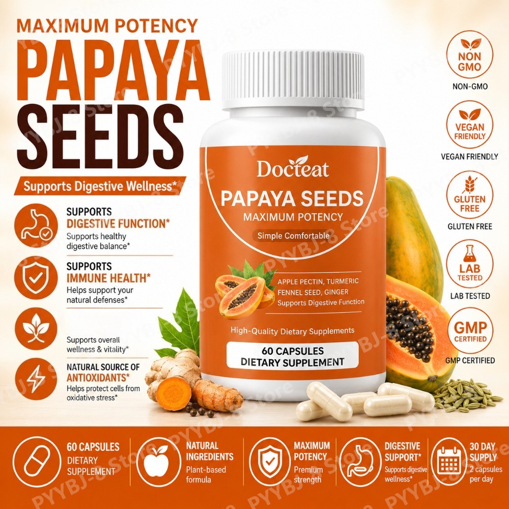 Papaya Seeds Capsule with Lico - Licorice Root Extract 评论和价格