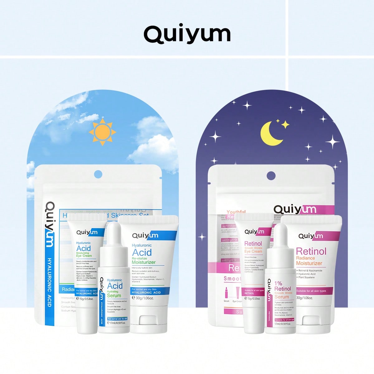 QUIYUM Retinol+Hyaluronic Acid - Skincare Skintific 评论和价格