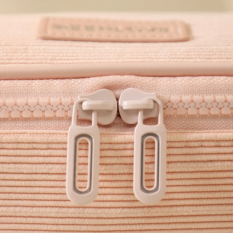 2026 New Corduroy Cosmetic Bag - Skincare D'Alba 评论和价格