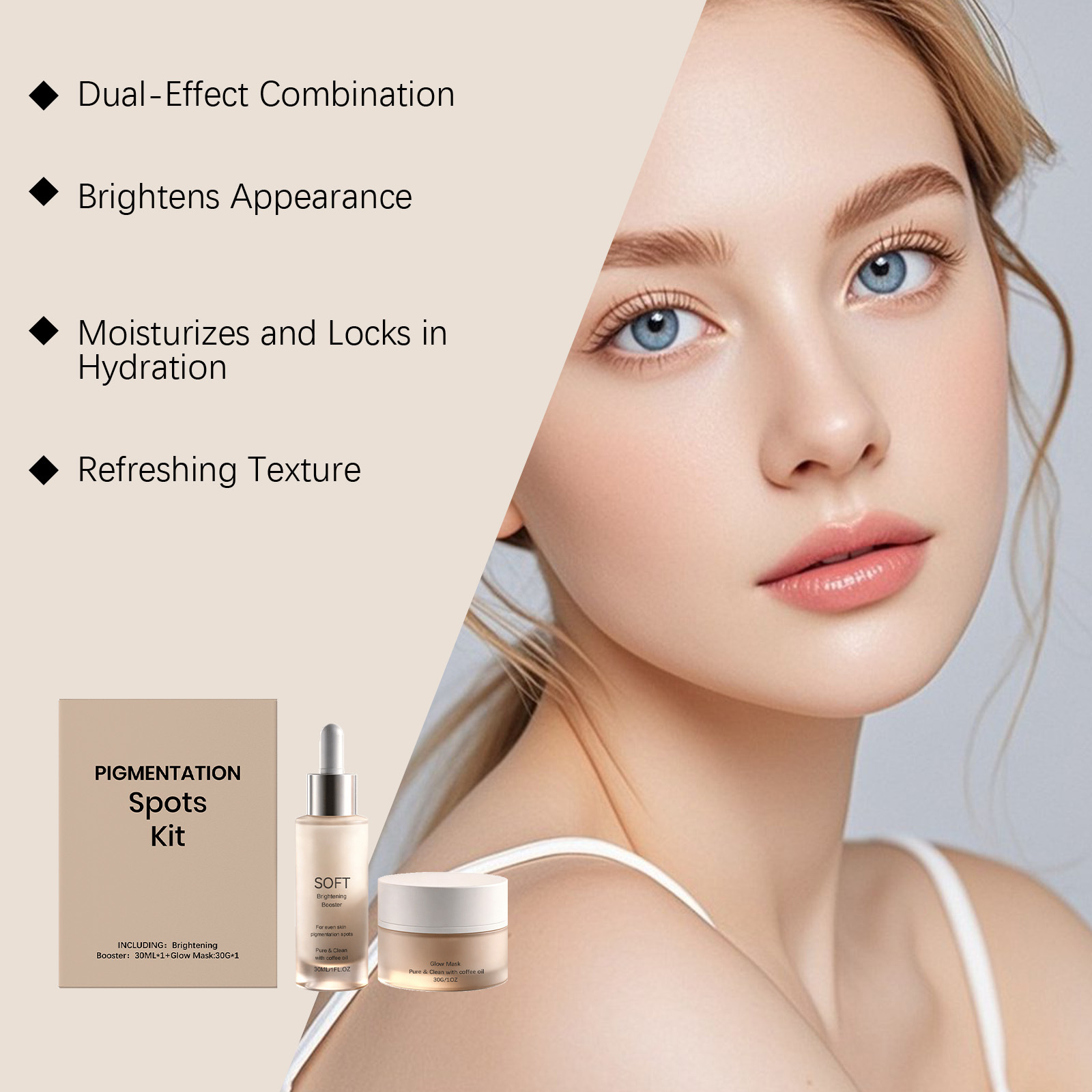Skincare Brightening Set Moist - Skincare Omg 评论和价格